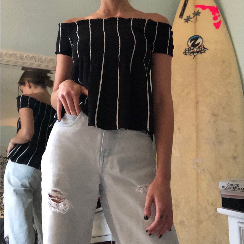 Kendall & Kylie off the shoulder top